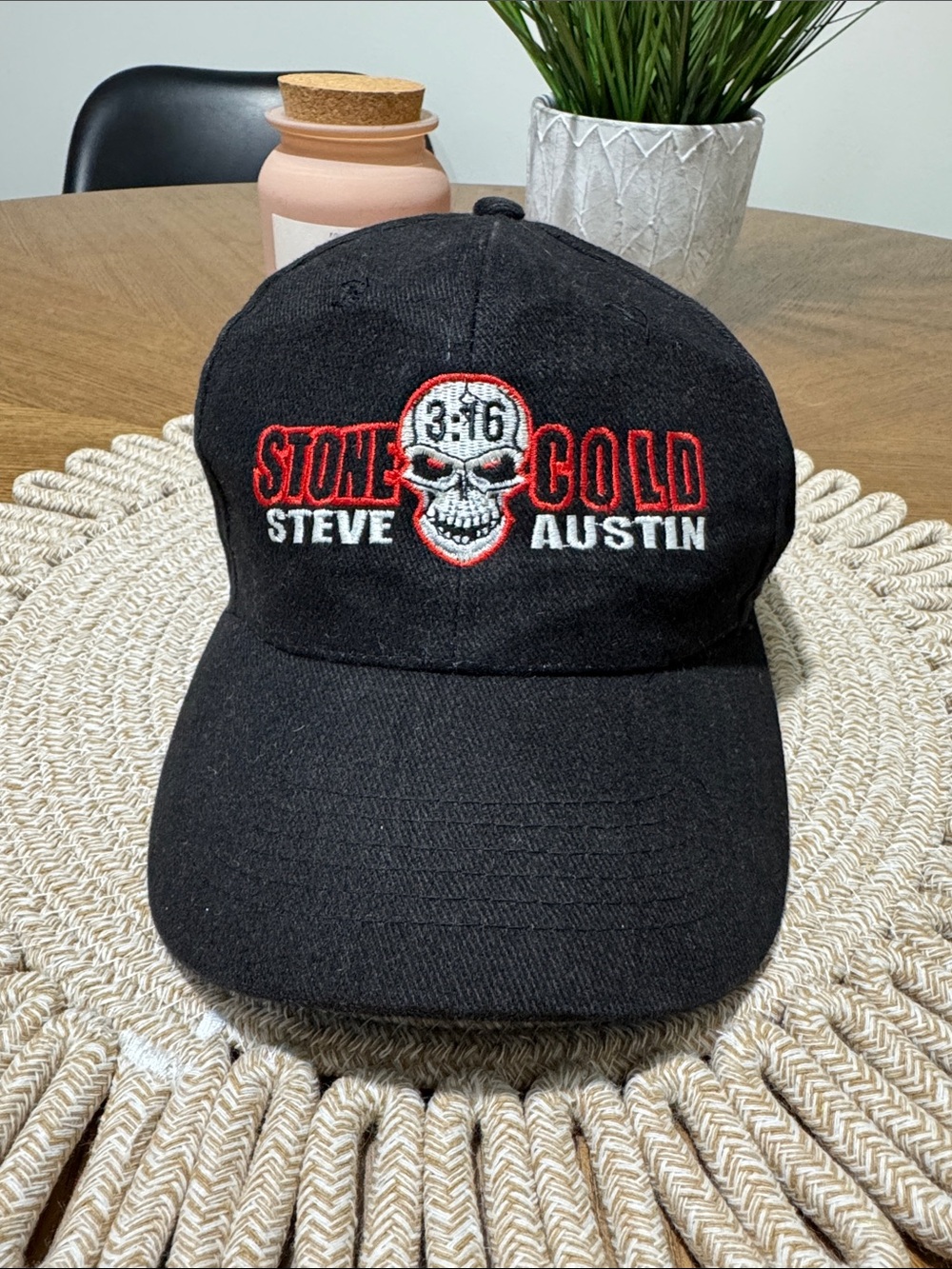 Stone Cold Steve Austin 3:16 skull WWE American mills black hat